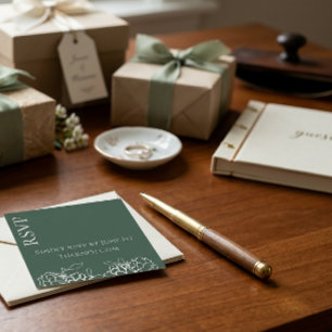Carton de réponse pour invitation de mariage à des