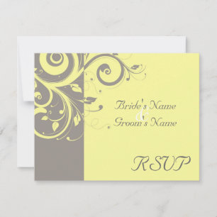 Carton de réponse RSVP mariage Tourbillon inversé 