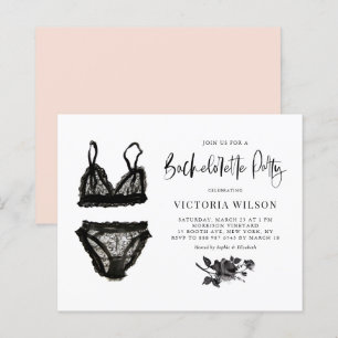 Carton d'invitation à une soirée de bachelorette l