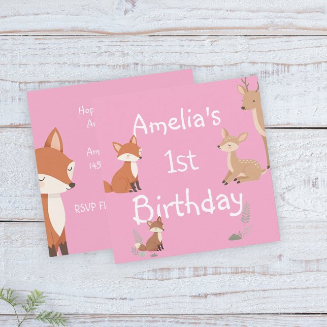 Carton d'invitation d'anniversaire aux amis mignon (Créateur téléchargé)