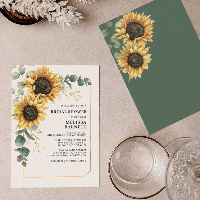 Carton d'invitation de Fête de Mariage Florale Tou (Créateur téléchargé)