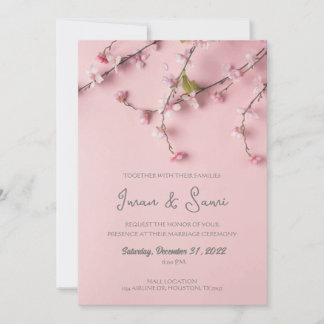 carton d'invitation de mariage, invitation de prin