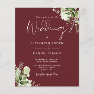 Carton d'invitation de mariage photo rose bois ros