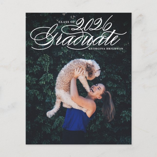 Carton d'invitation de remise de diplôme de la pro (Devant)