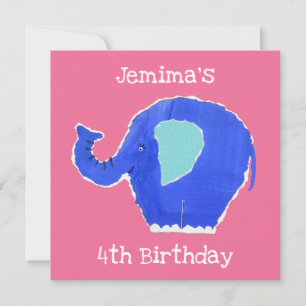 Carton d'invitation personnalisé pour l'anniversai