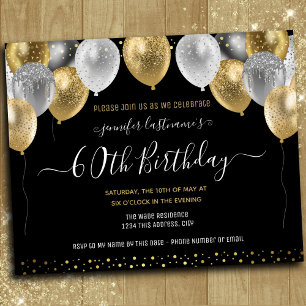 Carton d'invitation pour une fête d'anniversaire 6