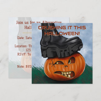 Carton d'invitation pour une fête d'Halloween extr