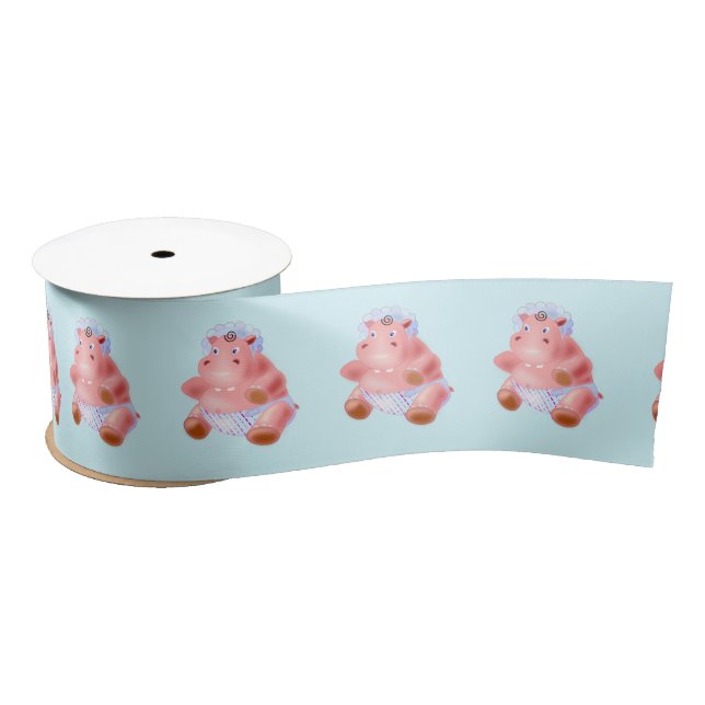 Carton en ruban Babby Hippo Satin (Bobine)