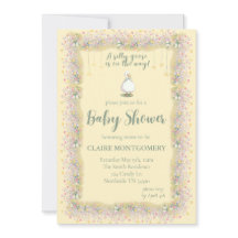 Carton Faire-part de Baby Shower 