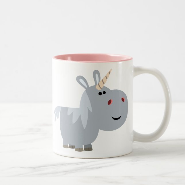 Carton inscrutable mignon Unicorn Mug (Droit)