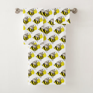 Carton jaune noir Bee Bumblebee abeille