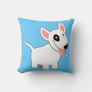 Carton mignon Bull Terrier Coussin