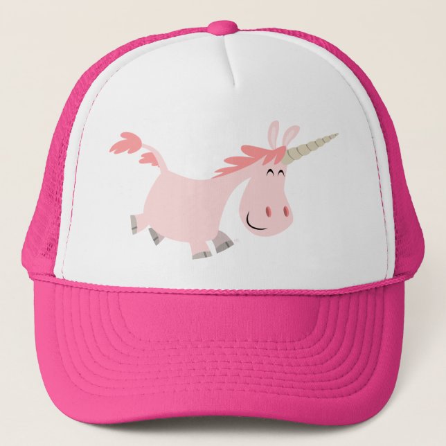 Carton rose Unicorn casquette (Devant)