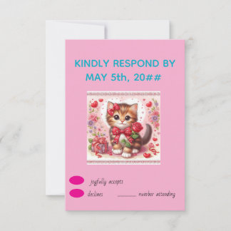 Carton & Vœux | Carte de réponse RSVP Un Début Par
