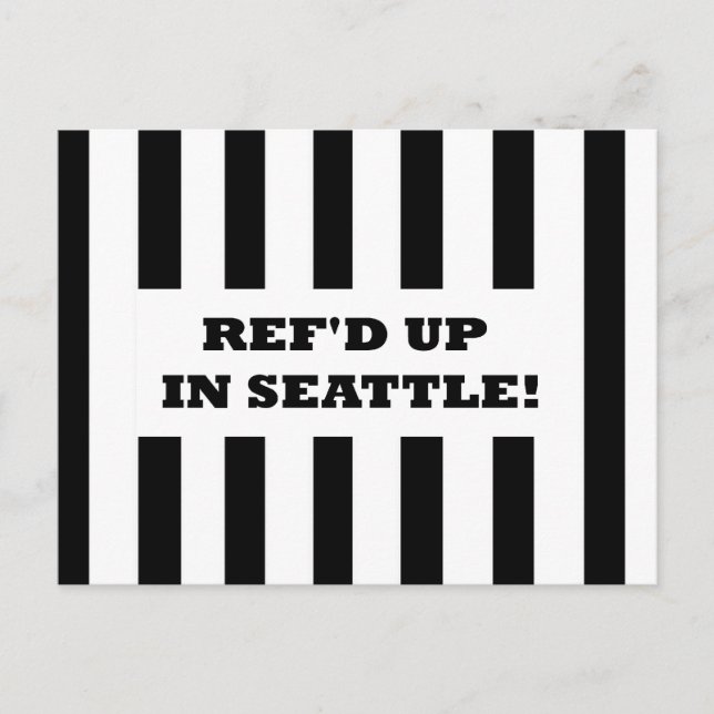 Cartonné à Seattle avec la carte des arbitres de r (Devant)