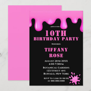 Cartons d'invitation à la fête d'anniversaire de 1