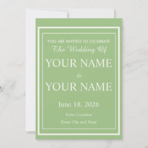 Cartons d'invitation de mariage