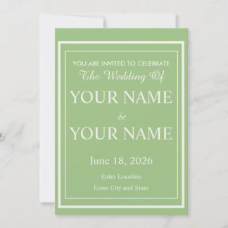Cartons d'invitation de mariage