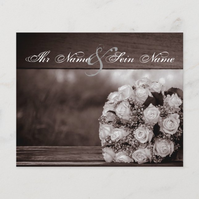 Cartons d'invitation de mariage élégants 12 (Devant)