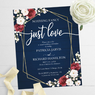 Cartons d'invitation de mariage pas chers à motifs