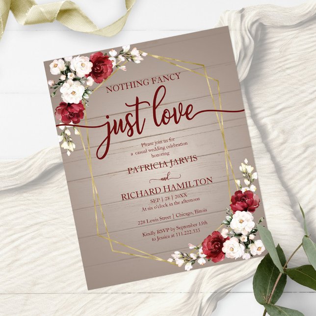 Cartons d'invitation de mariage pas chers à motifs (Créateur téléchargé)