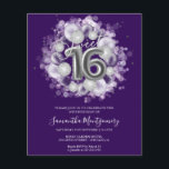 Cartons d'invitation pas chers pour Sweet 16 avec<br><div class="desc">Faites savoir à vos amis de marquer leurs calendriers pour votre jour spécial avec ces magnifiques invitations Sweet 16 bleu poussiéreux. Chaque invitation présente un design festif avec de beaux ballons, parfait pour créer l'ambiance pour une journée de plaisir et de célébration. Que vous prévoyiez d'organiser un grand gala en...</div>