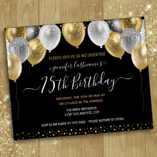 Cartons d'invitation pour une fête d'anniversaire