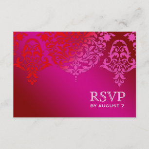 Cartons Réponse 311 Mon Cherie Damask Plum Aqua