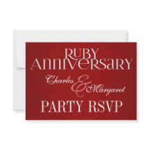 40e Annivsersaire Mariage de Ruby