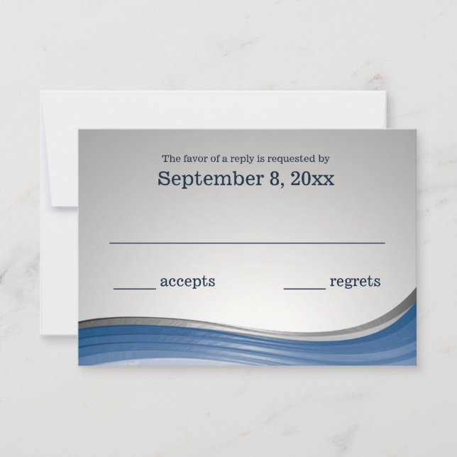 Cartons Réponse Acier Wave Blue et Silver Response (Devant)