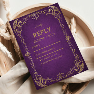 Cartons Réponse Améthyste Royale Élégante Celtique