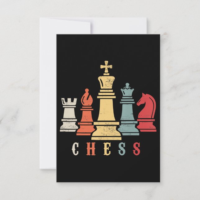 Cartons Réponse Amoureux des échecs | Jeu d'échecs Checkmate Cadea (Devant)