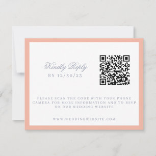 Cartons Réponse Aquarelle Floral Jardin Mariage Crest