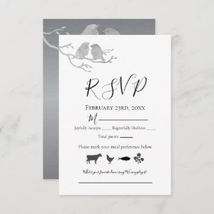 Cartons Réponse Aquarelle gris romantique Loisirs Branche de l'arb