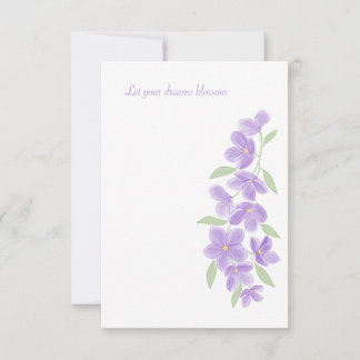 Cartons Réponse Aquarelle Lilac
