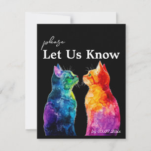 Cartons Réponse Avec Song Request Puriment Votre Mariage