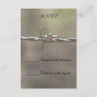 Cartons Réponse Bague sur fil Barbed