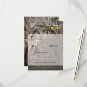 Cartons Réponse Bambou en bois Brown Feuille Mariage asiatique rus