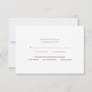 Cartons Réponse Belle aquarelle colorée Mariage floral