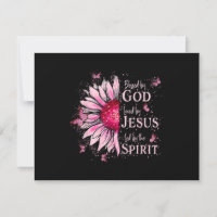 Béni Par Dieu - Aimé Par Jésus Tournesol Rose