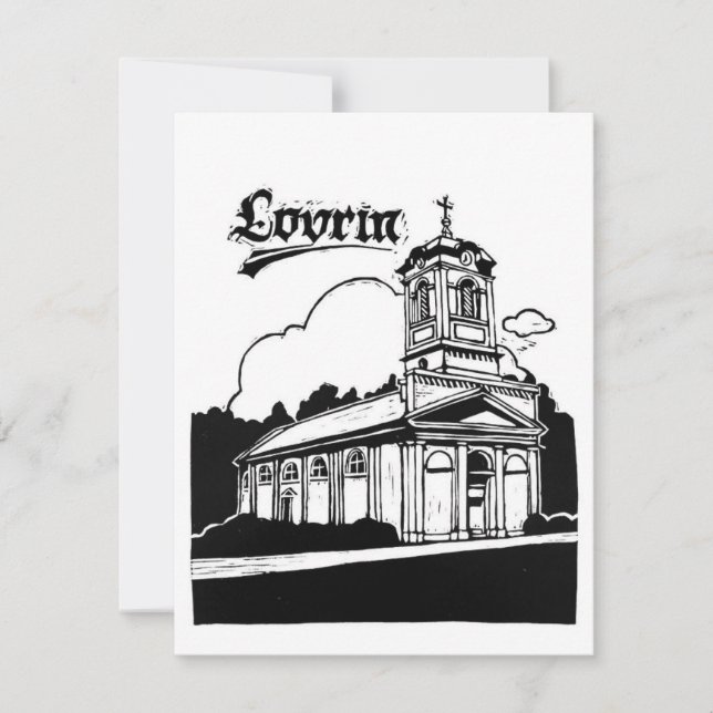 Cartons Réponse Biserica din Lovrin Linicut (Devant)