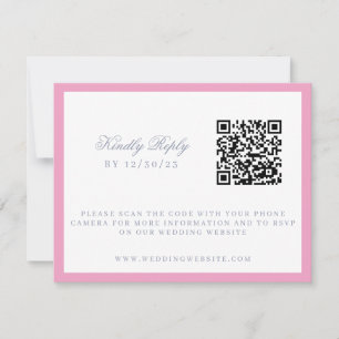 Cartons Réponse Blason de mariage Jardin fleuri aquarelle pour une