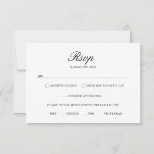 Cartons Réponse Blason de monogramme floral bleu poussiéreux éléga