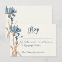 Bleus Bleuets & Champ de blé Mariage