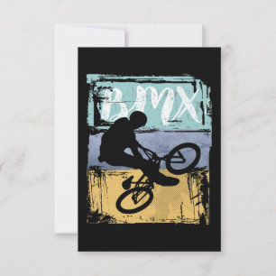 Cartons Réponse BMX Tee - Vintage Retro BMX Bike Rider