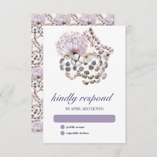 Cartons Réponse Boho Dandelion Floral Pagan Handfasting