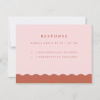 Boho Wavy Edge Terracotta & Blush Mariage