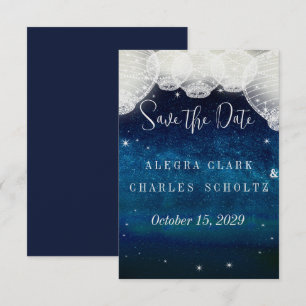 Cartons Réponse Boîtier de la lanterne en papier de la Marine Blue