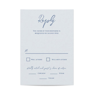 Cartons Réponse Bradford Mariage moderne