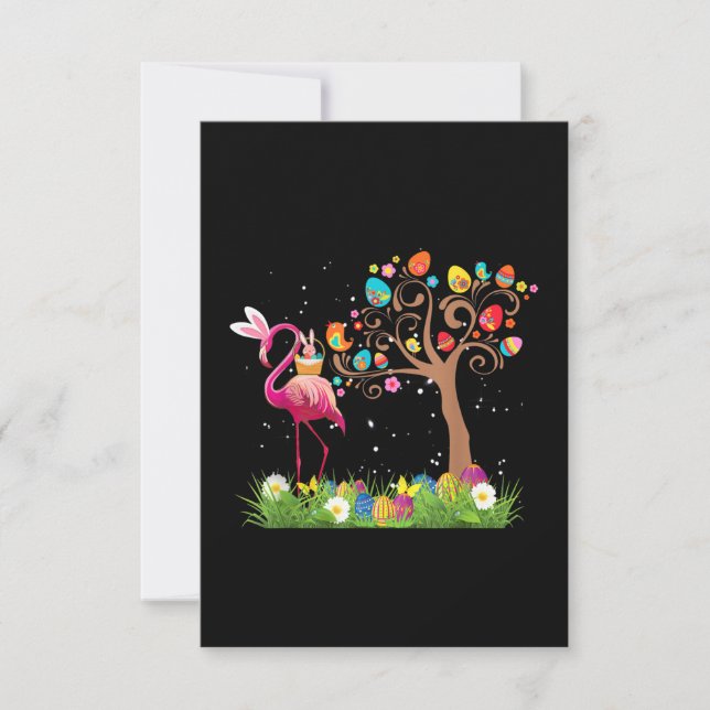 Cartons Réponse Bunny Flamingo Easter | Cute Flamingo Lovers (Devant)